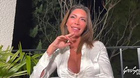 French elegant MILF takes cock in her ass very erotically