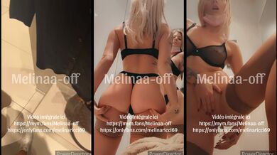 Je me touche et me gode dans une cabine d'essayage en exhib