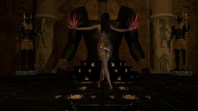 girl dancing egyptian style dance