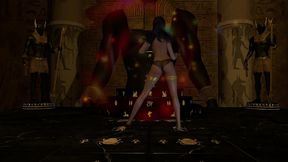 girl dancing egyptian style dance