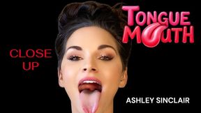 Close Up Tongue and Mouth Ashley Sinclair 4K