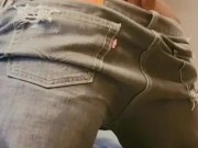 Fat ass bubble butt boy XL