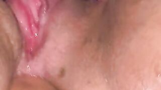 Twat squirting during anal fisting