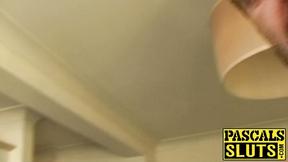 ”Hardcore drilling session after a blowjob with mature babe”