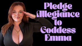 Pledge Allegiance to Goddess Emma - Unethical Findom Homewrecker TPE Total Power Exchange Slave Training Financial Domination Political Humiliation