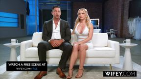 Wifey Bride Danielle Renae Gets Stretched Out in 5 BBC Gangbang While Hubby Watches