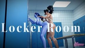 Talons Locker Room (overwatch Widow And La Lupa Fuck Each Other In Lockers In The Evening)