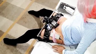 Crossdresser Uses A10 Cyclone Masturbator and Cums Fast