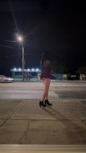 asian femboy learns to be a streetwalker
