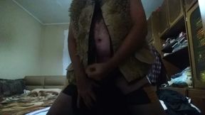 Feeding you cum in my furs