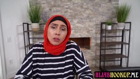 Lilly Hall - Arab Milf Stepmom With Hijab Deepthroats And Fucks Her Stepson