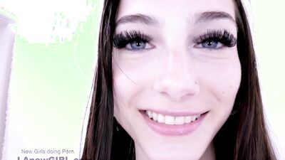 Hot Girl gets her Young Small Pussy Teased Penetrated by Long Dick