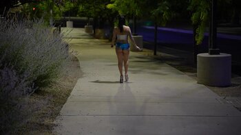 Jasmine Dark's Street Siren: Big Tits & Anal Tattooed Brunette