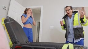 Squirty Pregnant Gf & Paramedic Threesome - Lila Lovely, Katie Kush