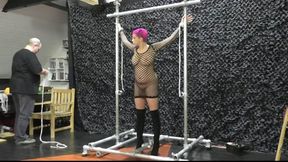 Nova Pink - Breast Hanging Predicament Challenge live in Public in our Studio - Part 1 mp4 HD