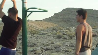 Hot young friends suck each other off and fuck passionately