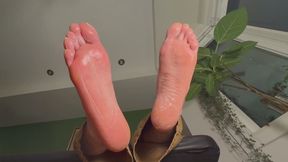 BIG JOCK FEET CREAM - watch cream dry