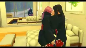 Sakura & Konan’s Milky Threesome Adventure in Naruto Hentai