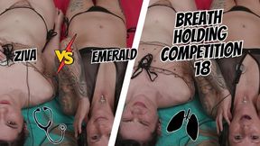HD Ziva Fey - Breath Holding Competition 18 With Emerald