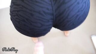 Yoga Hot Makes Him Cum inside Her Underwear and Bike