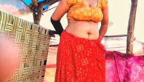 Indian Village Stepaunty Fucked Hard by His Step Son Hindi Sex Video