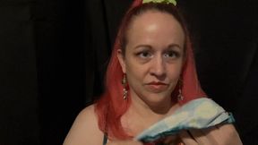 Nose Blowing in Tropical Handkerchief 7 16 26