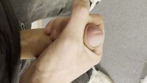 Horny Big Cock Guy Masturbating At Work (ALMOST GOT CAUGHT)