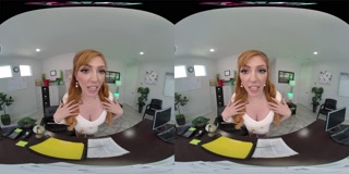 VRHUSH Redhead Lauren Phillips wants an anal creampie