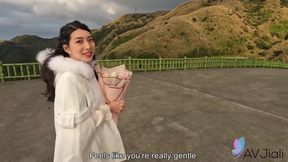 POV Date with Smoking Hot Brunette Babe, Jiaxin