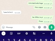 भाभी ने व्हाट्सप्प पे अपनी चूत दिखाई .whatsapp chat with bhabi