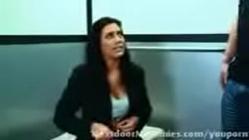 Milf gets fucked in an elevator
