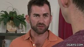 Benn Height sucks his mentor'_s thick cock