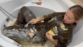 Eggs and Flour! Denim Overalls Ripping!