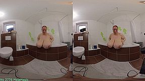 VR180 3D - Sunniva takes a Bubble Bath (Clip No 2776 - wmv version)