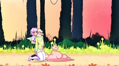 Hentai gameplay with anal and futanari action