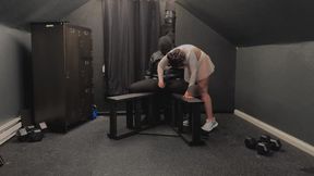 Ballbusting in my skirt