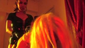 ms zena makes switch plays with her strap-on with her hands!