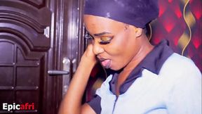 Horny petite boss's wife gets quickie orgasm