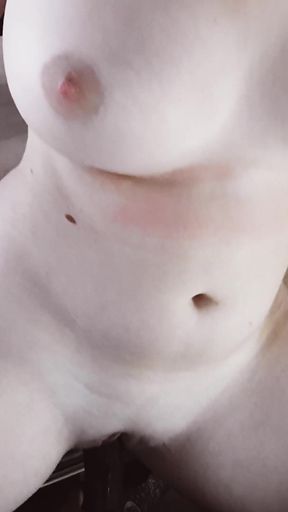 The Babysitter Takes My Black Cock When My Wife Is Away, I Fuck Her and Cum on Her Big Chubby Ass
