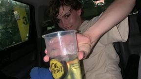 Pissing in the Car