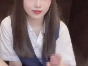 【English sub】机の下で手コキのご褒美をくれる秘書を雇ったら仕事がはかどる/hentai/日本素人美女/個人撮影/裏垢/亀頭責め/寸止め/M男【ゆなぱんちゃんねる】