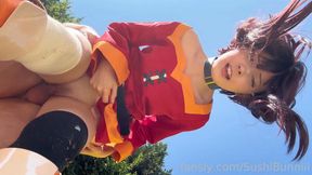 sushibunniii megumin cosplay outdoor b g sextape porn video