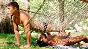 Hardcore Hammock Hotties ~ Angel Rivera & Brock Banks Go Wild