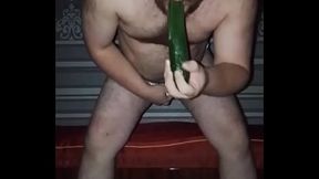 Gay fucks his huge mouth-watering ass standing and lying on the couch!