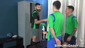 Kinky daddy Cecil dominates the tight assholes of Latino twinks