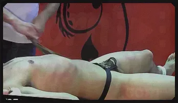 Intense BDSM Twink Submissive Whipping