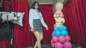 Custom balloon tree fingering