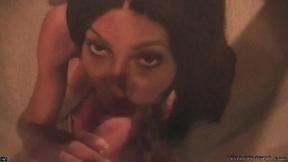 Tiny Trisha Blowjob & Ravaged on top