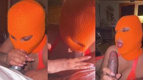 your girlfriend really cheating with a ski mask on