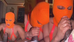 your girlfriend really cheating with a ski mask on